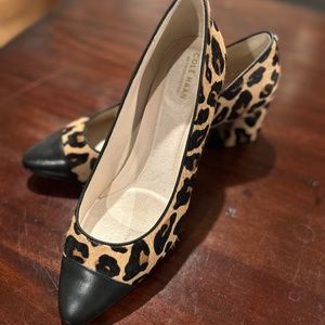 Leopard Go-to Block Heel Pump